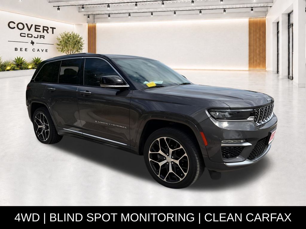 Gray Metallic 2023 Jeep Grand Cherokee SUV / Crossover Four-Wheel Drive 8-Speed Automatic