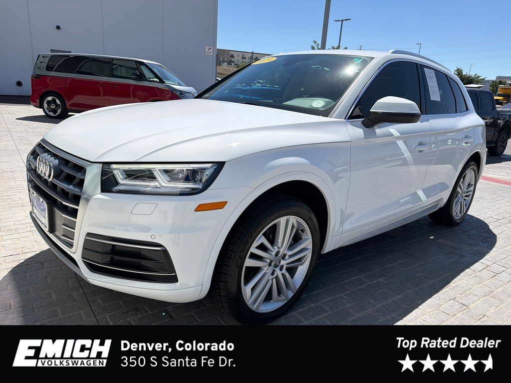 Ibis White 2019 Audi Q5 SUV / Crossover All-Wheel Drive 7-Speed Automatic