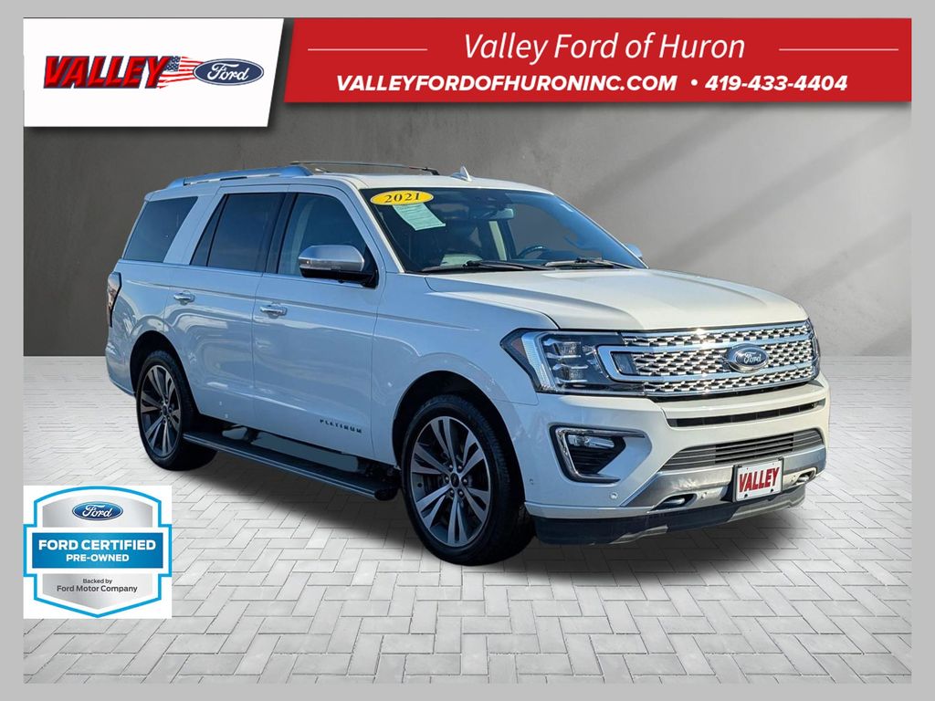 White 2021 Ford Expedition Platinum 4WD SUV / Crossover Four-Wheel Drive Automatic