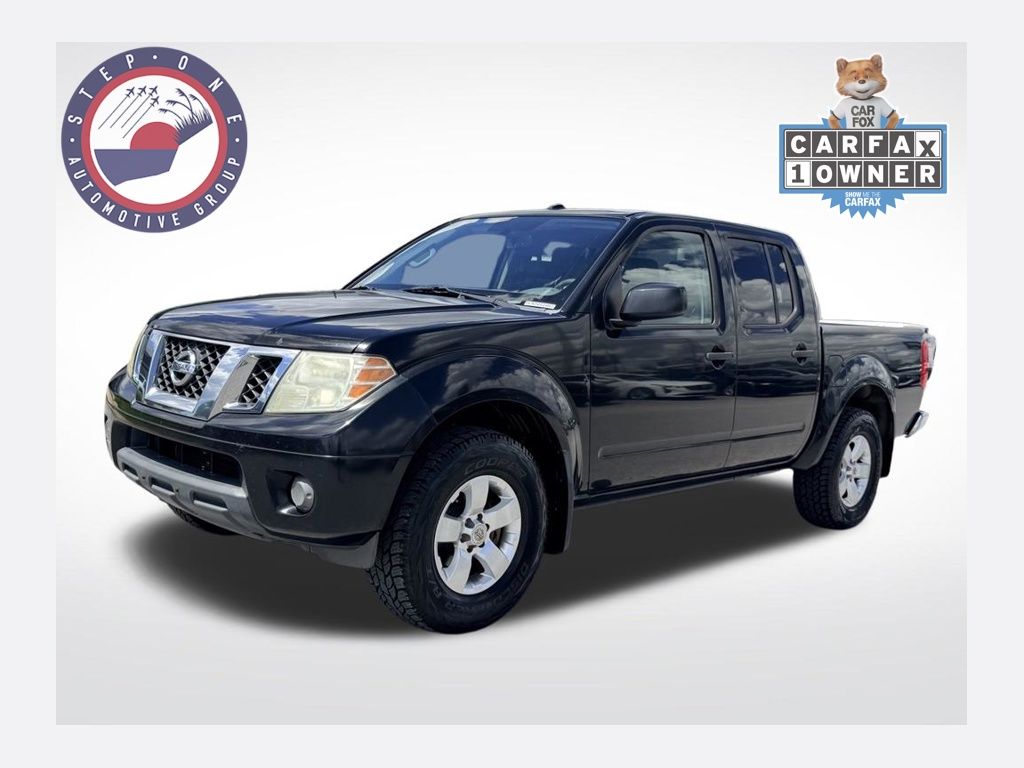 Super Black Metallic 2012 Nissan Frontier Pickup Truck Four-Wheel Drive 5-Speed Automatic Overdrive