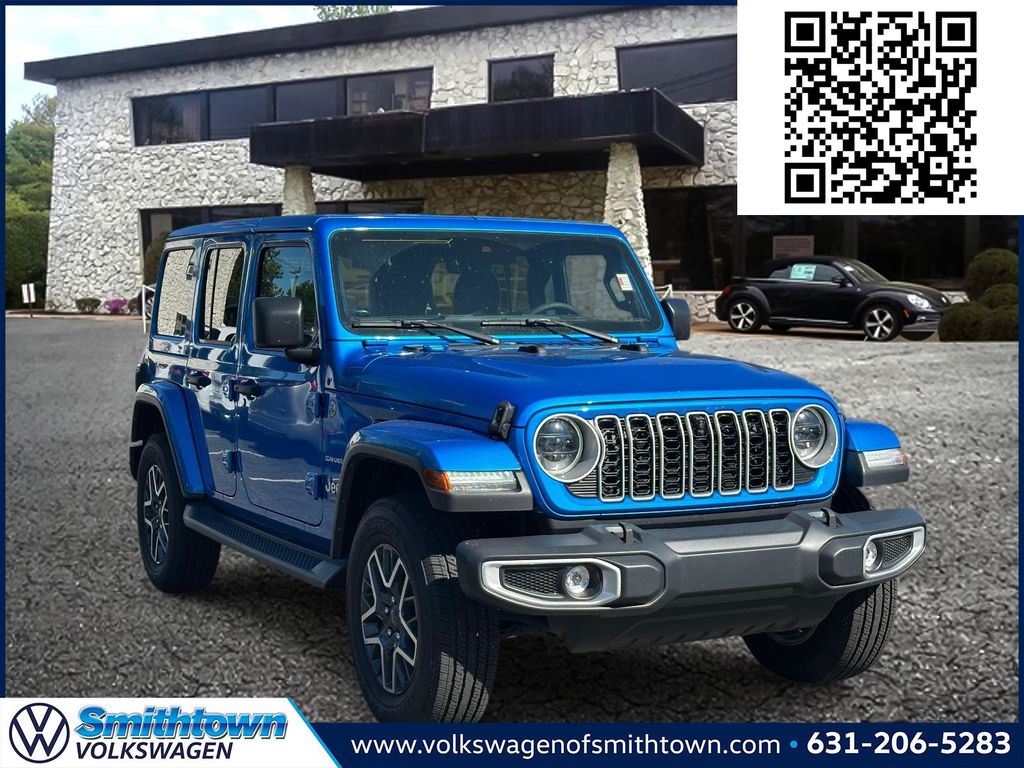 Hydro Blue Pearlcoat 2024 Jeep Wrangler SUV / Crossover Four-Wheel Drive 8-Speed Automatic