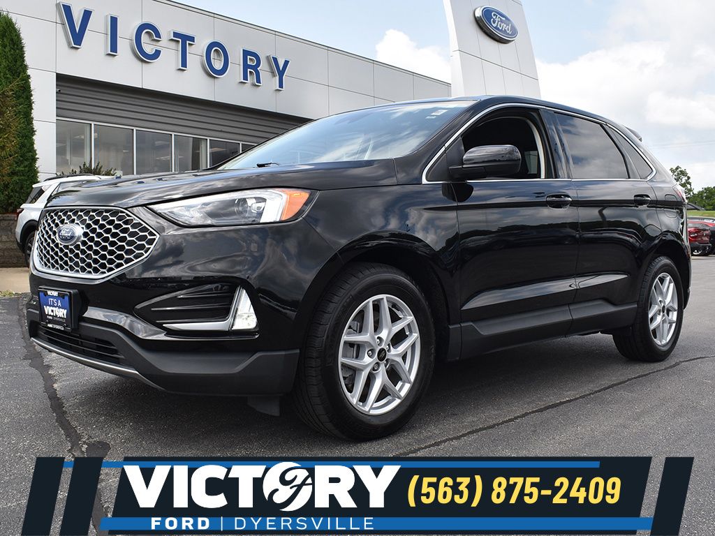 Agate Black Metallic 2024 Ford Edge SUV / Crossover All-Wheel Drive 8-Speed Automatic