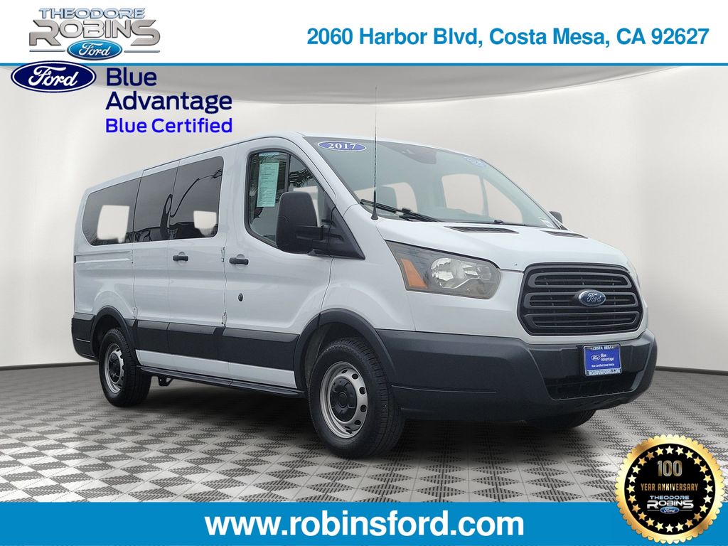Oxford White 2017 Ford Transit Passenger Van Rear-Wheel Drive 6-Speed Automatic Overdrive