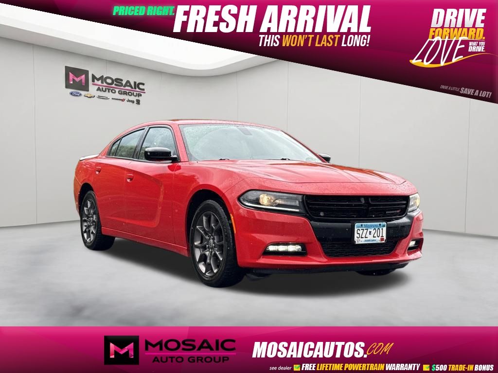 Torred Clearcoat 2018 Dodge Charger Sedan All-Wheel Drive 8-Speed Automatic