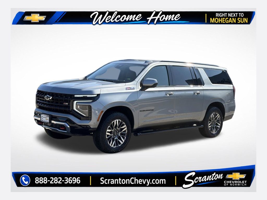 Sterling Gray Metallic 2025 Chevrolet Suburban SUV / Crossover Four-Wheel Drive