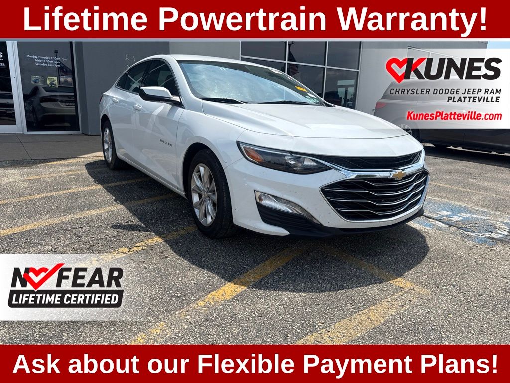 Summit White 2023 Chevrolet Malibu Sedan Front-Wheel Drive Continuously Variable Transmission