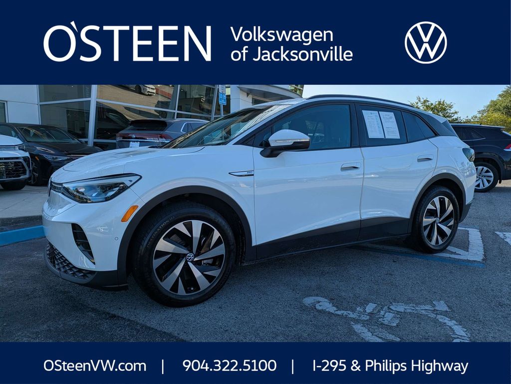 Pure White 2023 Volkswagen ID.4 Pro RWD SUV / Crossover Rear-Wheel Drive Automatic