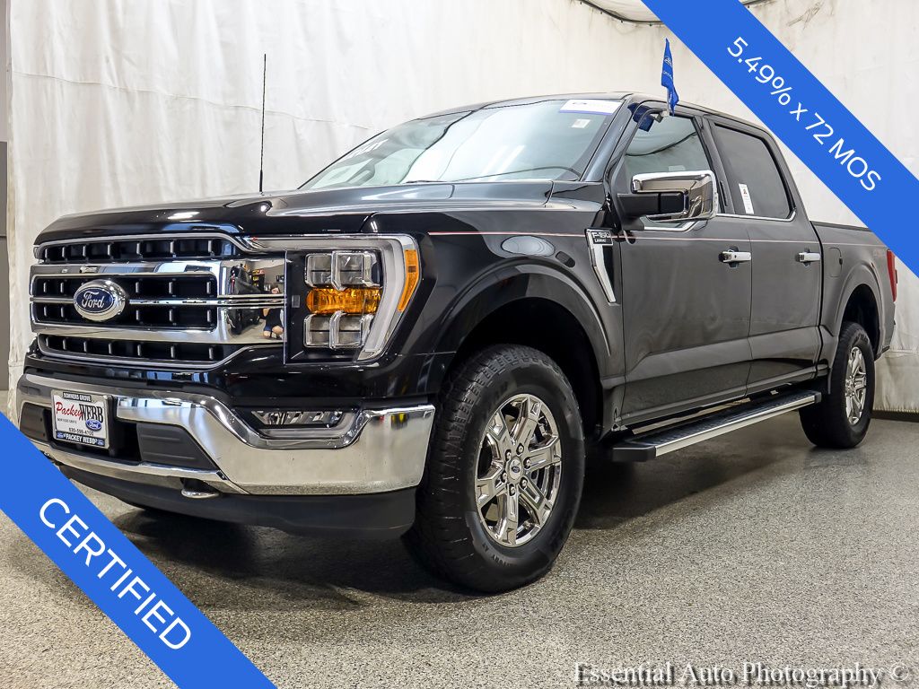 Black Metallic 2023 Ford F-150 Pickup Truck Four-Wheel Drive Automatic