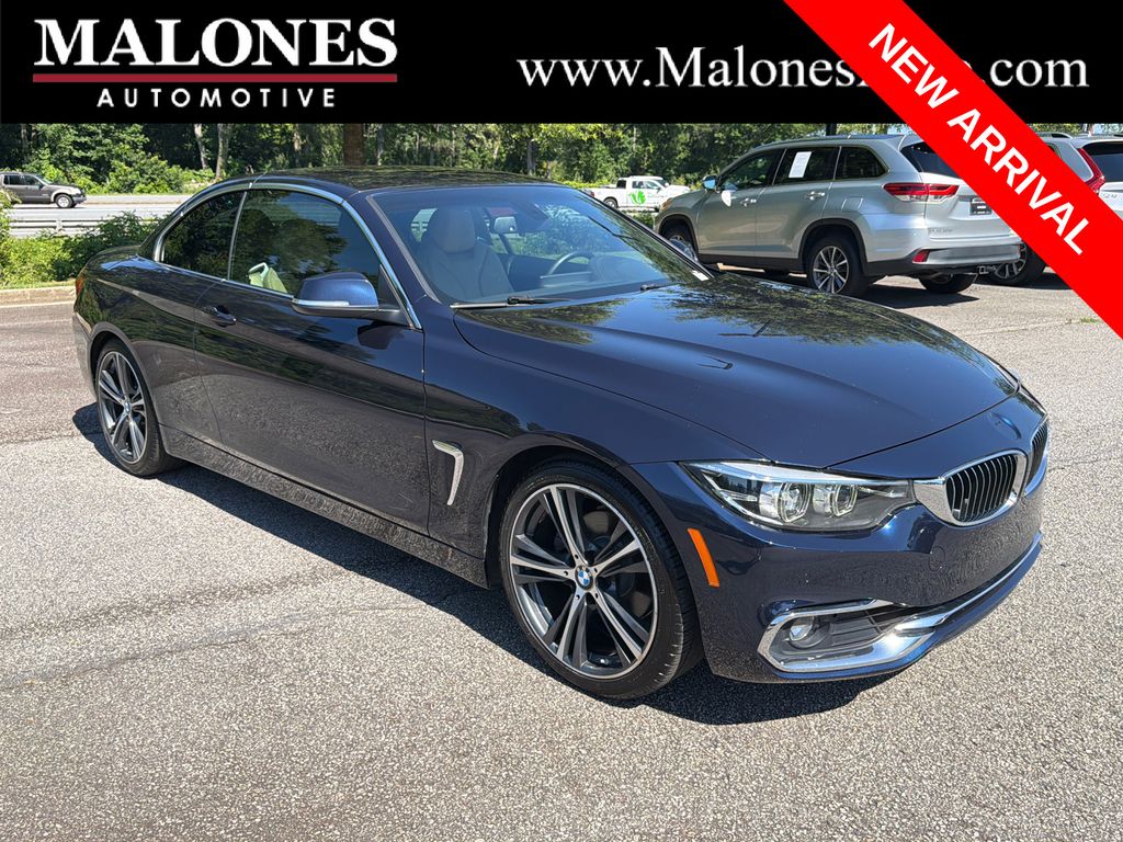 Imperial Blue Metallic 2018 BMW 4 Series 430i Convertible RWD Convertible Rear-Wheel Drive 8-Speed Automatic