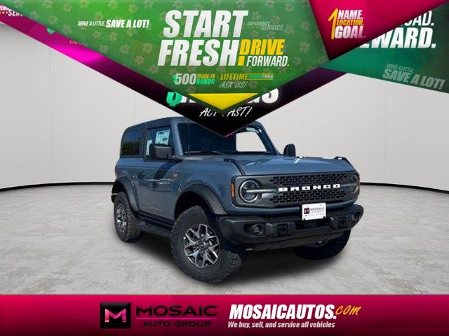 Blue (Azure Gray Metallic) 2025 Ford Bronco Badlands 2-Door 4WD SUV / Crossover Four-Wheel Drive Automatic