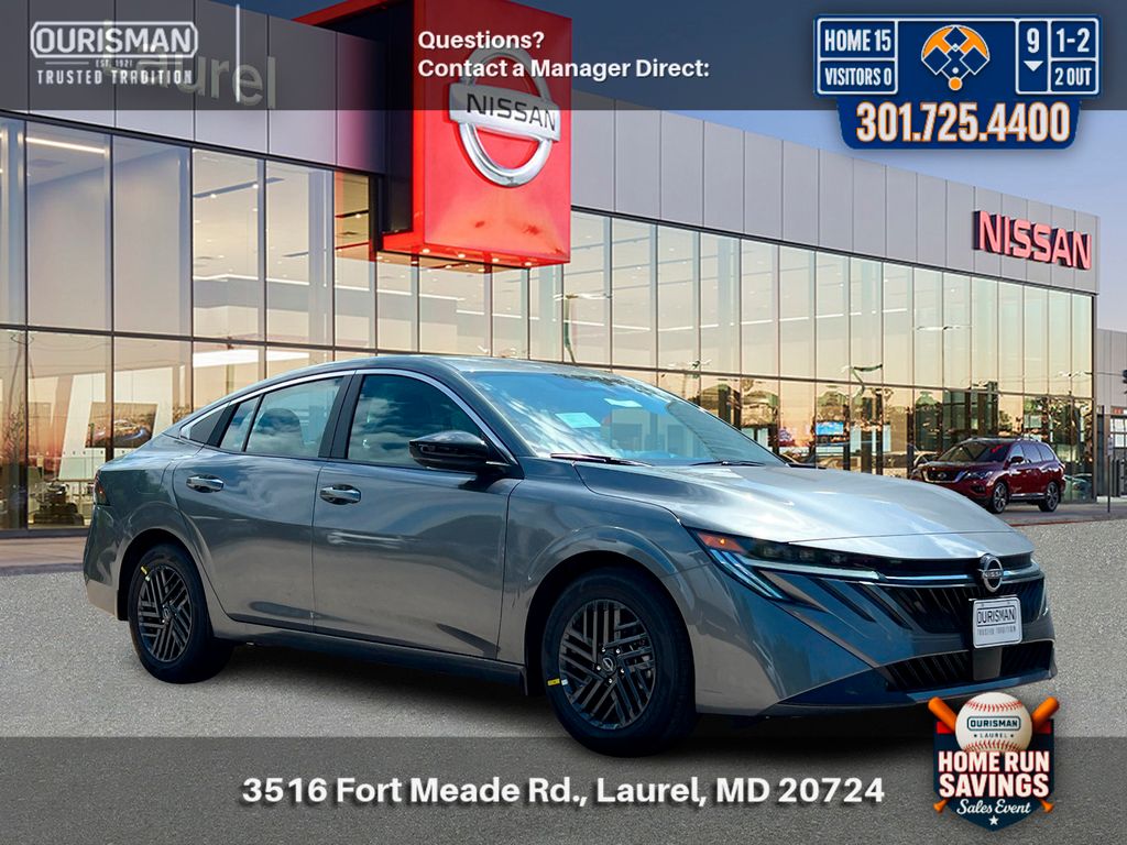 Gray (Gun Metallic) 2026 Nissan Sentra SV FWD Sedan Front-Wheel Drive Continuously Variable Transmission