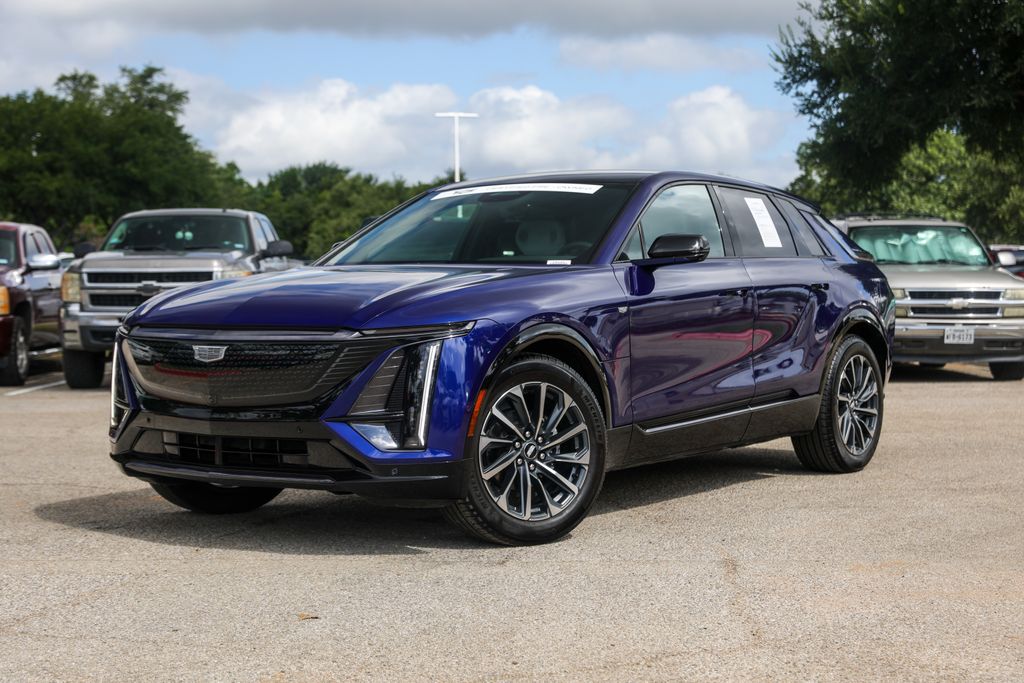 Blue Metallic 2025 Cadillac LYRIQ SUV / Crossover All-Wheel Drive 1-Speed Automatic