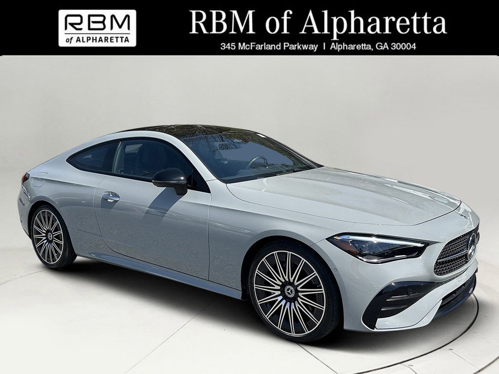 Gray 2024 Mercedes-Benz CLE 300 4MATIC Coupe All-Wheel Drive 9-Speed Automatic