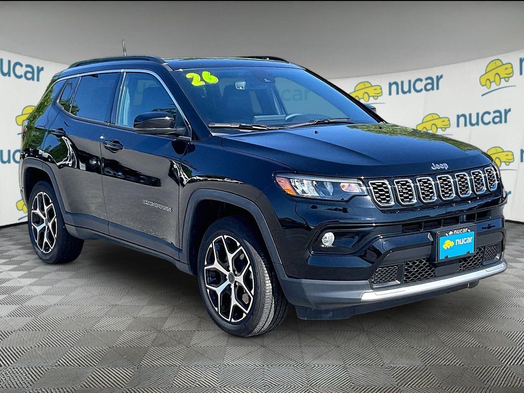 Black 2026 Jeep Compass Limited 4WD SUV / Crossover Four-Wheel Drive 8-Speed Automatic