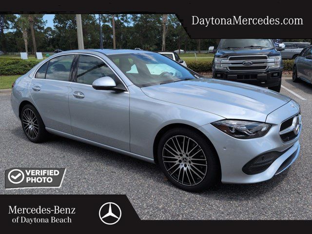 Silver 2026 Mercedes-Benz C-Class Sedan Rear-Wheel Drive 9-Speed Automatic