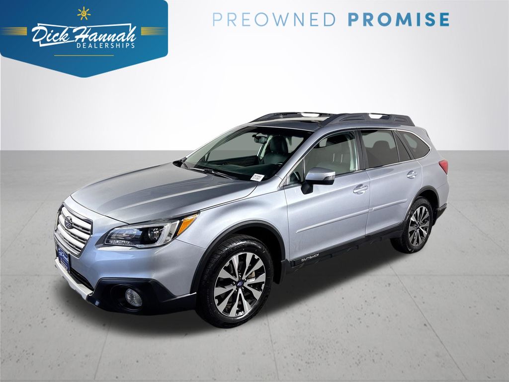 Ice Silver Metallic 2015 Subaru Outback 2.5i Limited Wagon All-Wheel Drive Continuously Variable Transmission