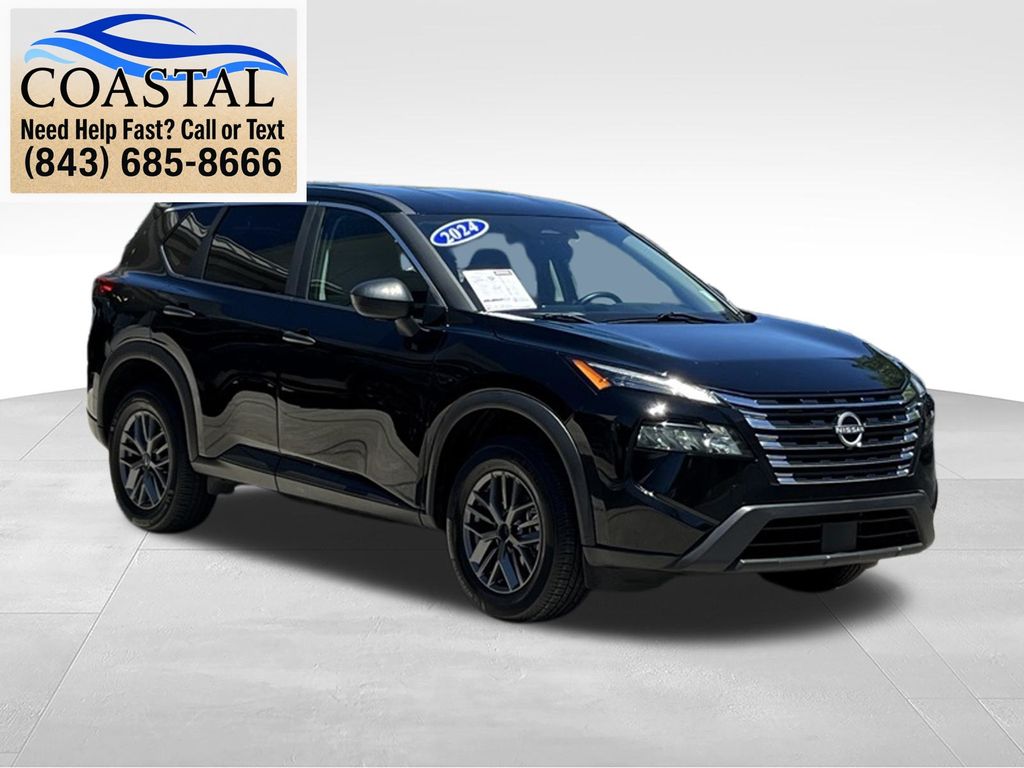 2024 Nissan Rogue S Black at Coastal Chevrolet Cadillac
