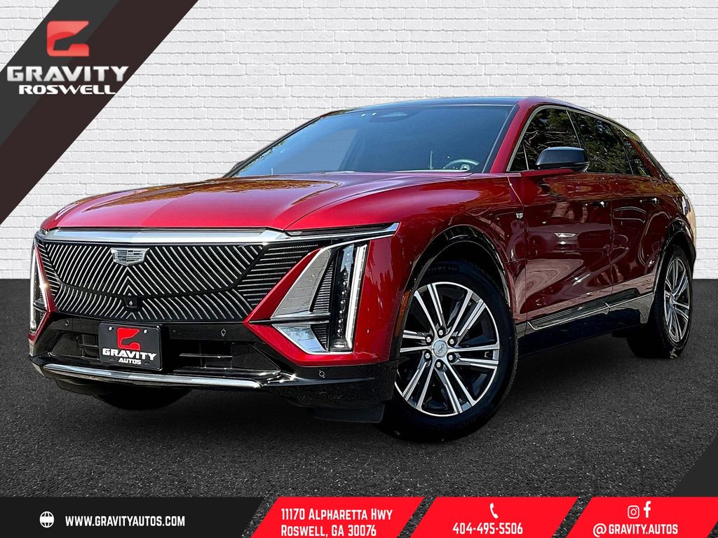 Radiant Red Tintcoat 2024 Cadillac LYRIQ SUV / Crossover All-Wheel Drive 1-Speed Automatic