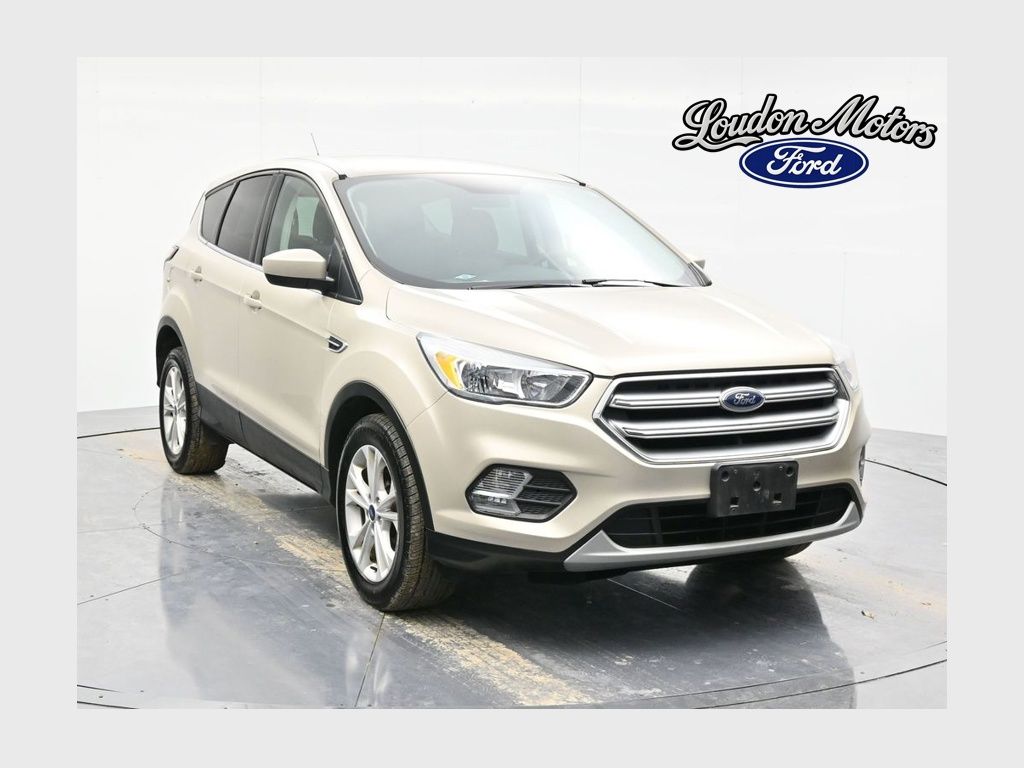 White Gold 2017 Ford Escape SE FWD SUV / Crossover Front-Wheel Drive 6-Speed Automatic