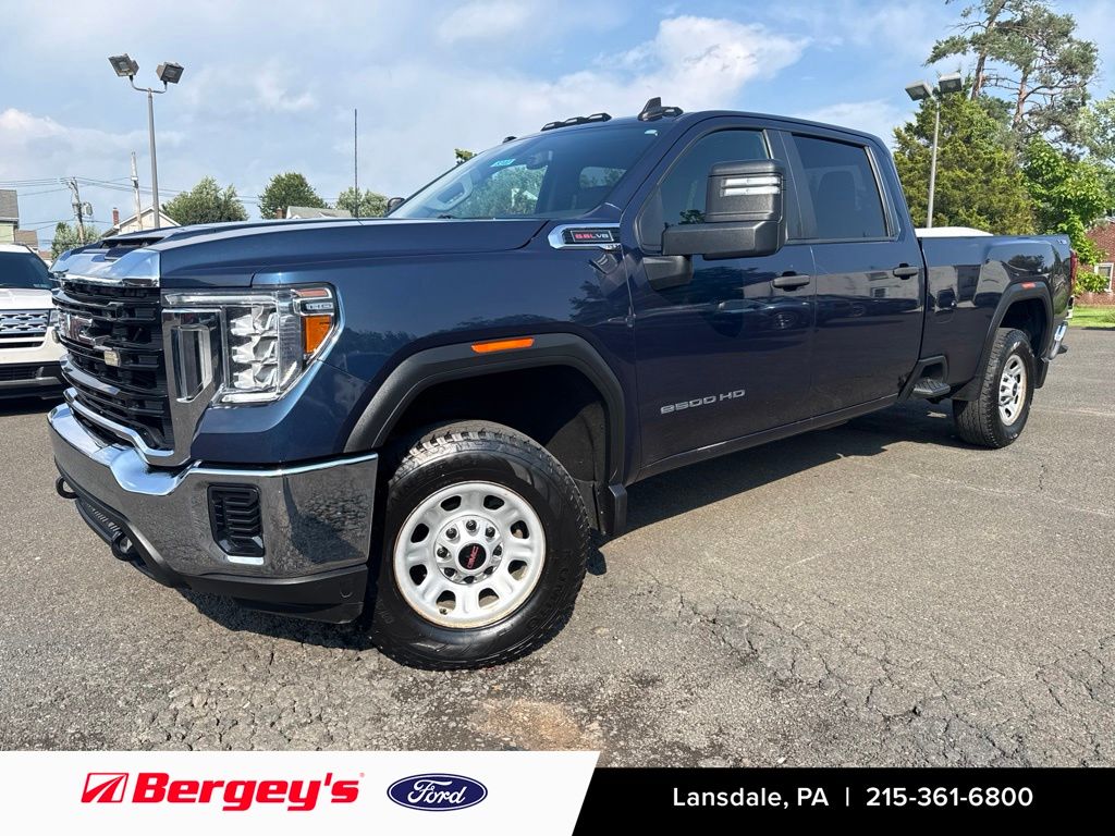 Pacific Blue Metallic 2022 GMC Sierra 2500HD Pickup Truck Four-Wheel Drive 6-Speed Automatic