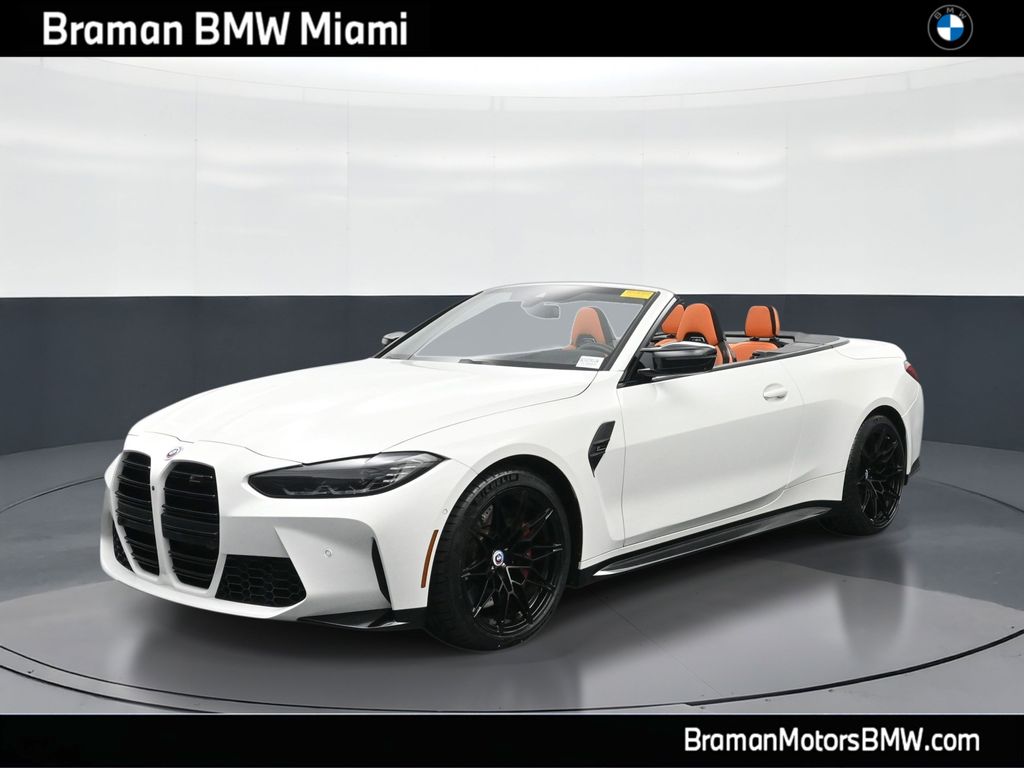 Alpine White 2023 BMW M4 Competition xDrive Convertible AWD Convertible All-Wheel Drive 8-Speed Automatic
