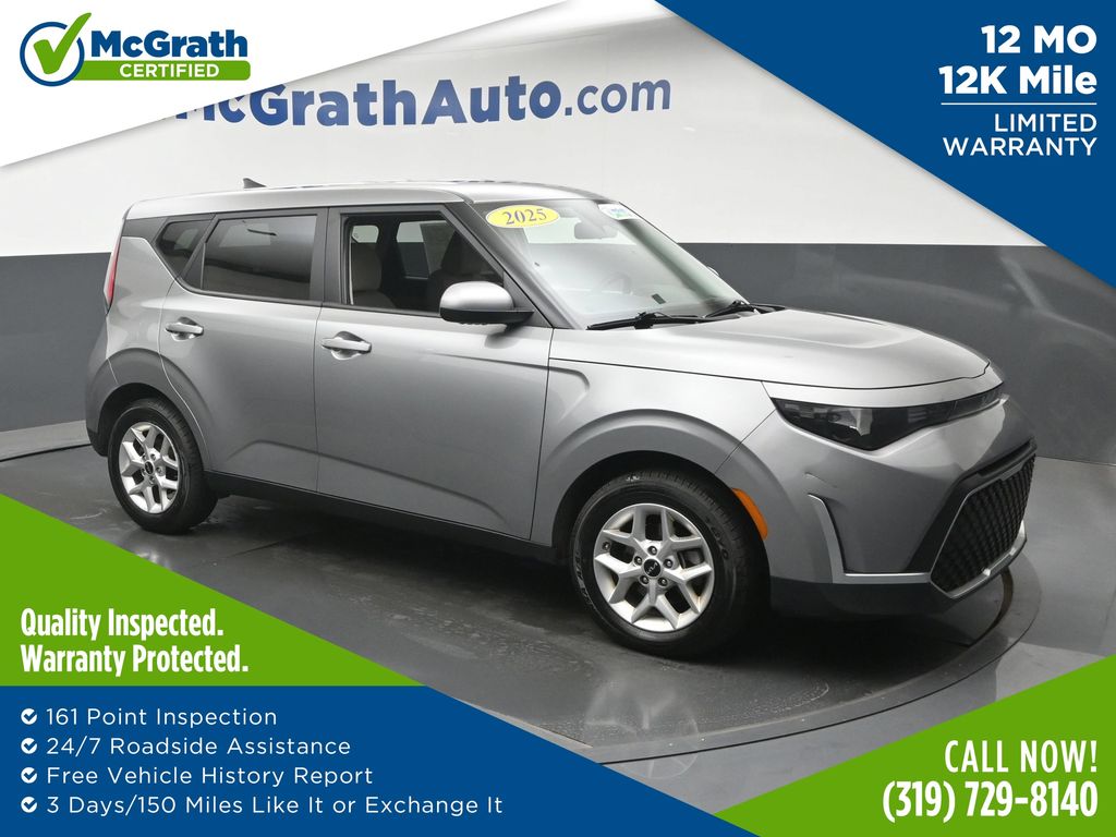 Steel Gray 2025 Kia Soul SUV / Crossover Front-Wheel Drive Continuously Variable Transmission