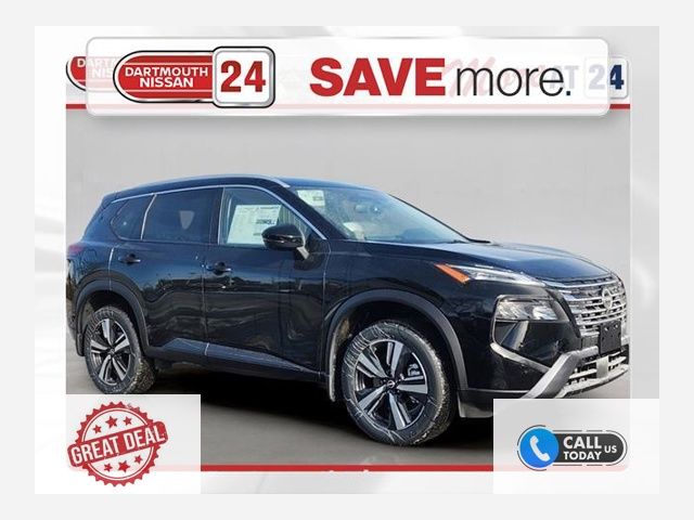 Super Black 2025 Nissan Rogue SUV / Crossover All-Wheel Drive Continuously Variable Transmission