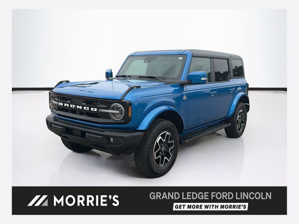 Blue Metallic 2024 Ford Bronco SUV / Crossover Four-Wheel Drive Automatic