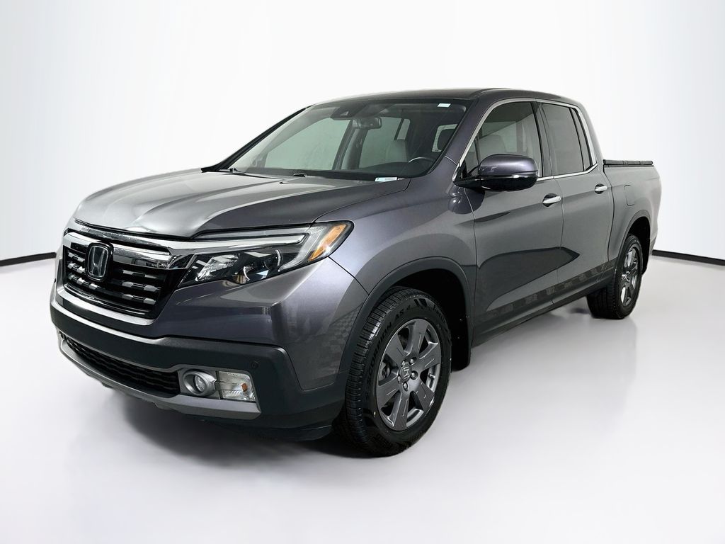 Gray 2020 Honda Ridgeline Pickup Truck All-Wheel Drive 9-Speed Automatic
