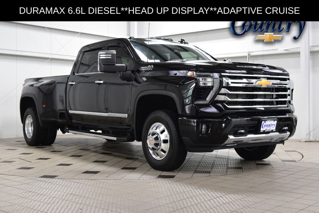 Black 2024 Chevrolet Silverado 3500HD Pickup Truck Four-Wheel Drive Automatic