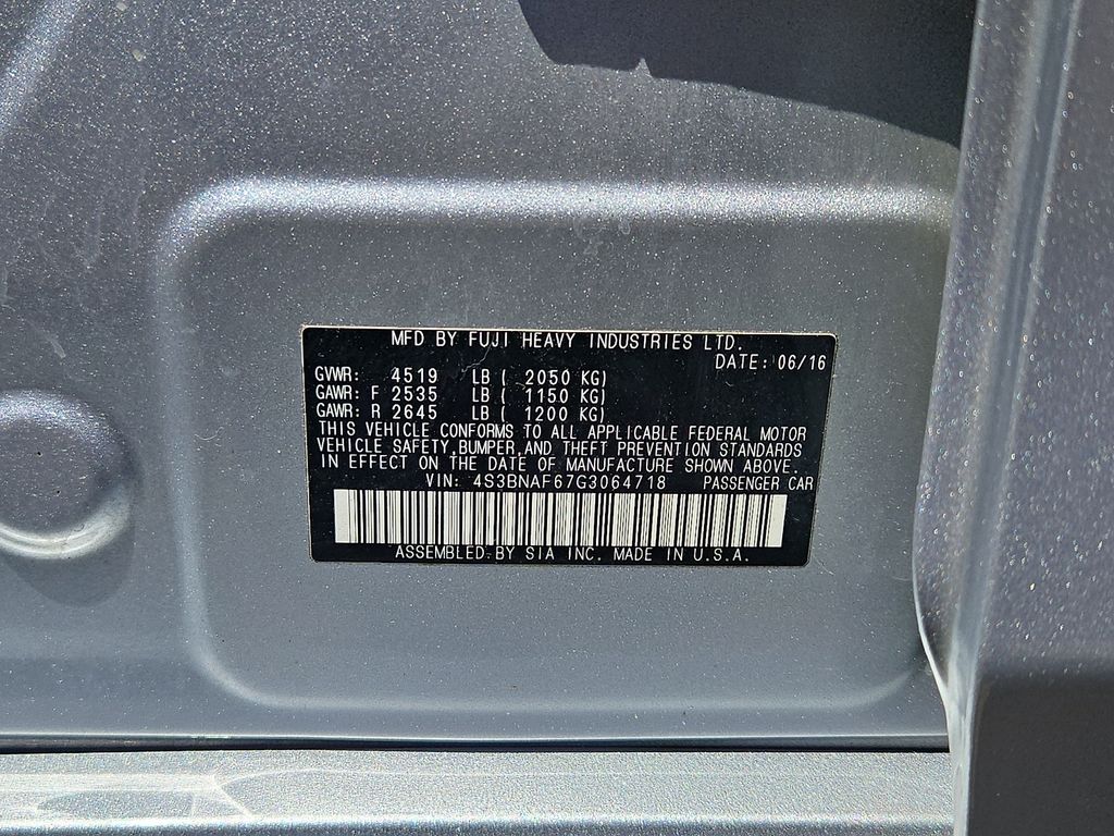 2016 Subaru Legacy