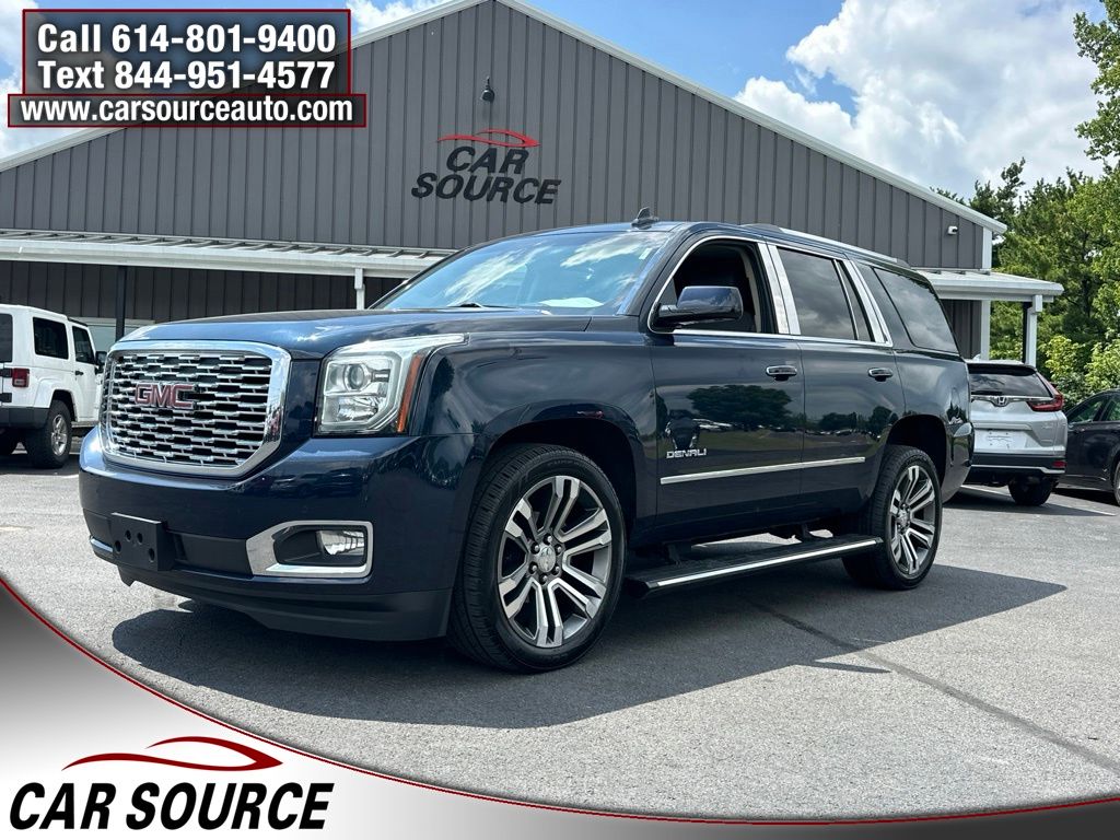 Dark Sapphire Blue Metallic 2018 GMC Yukon SUV / Crossover Four-Wheel Drive 