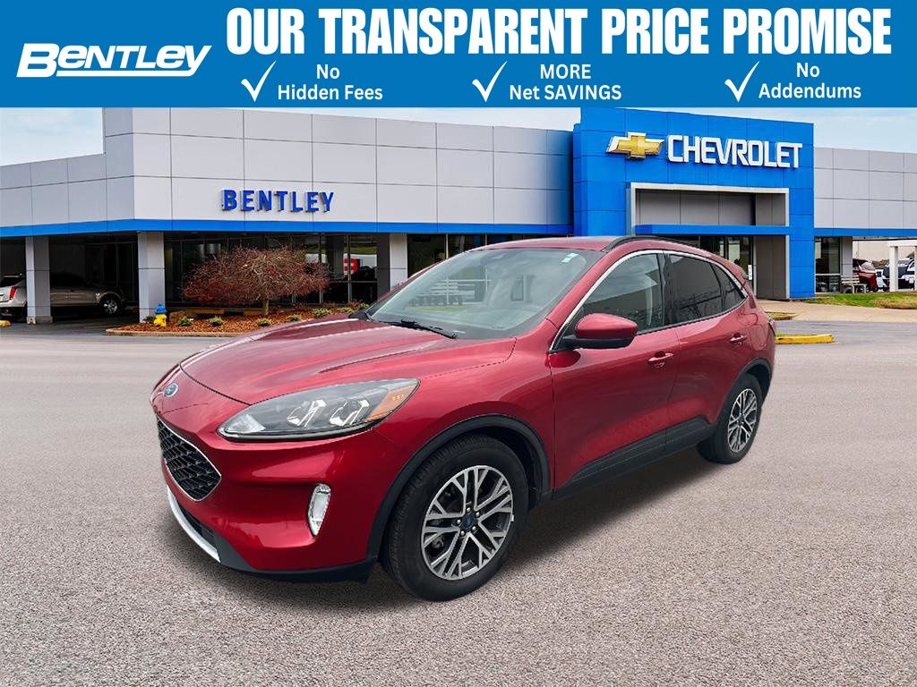 Red Metallic 2020 Ford Escape SEL FWD SUV / Crossover Front-Wheel Drive 8-Speed Automatic