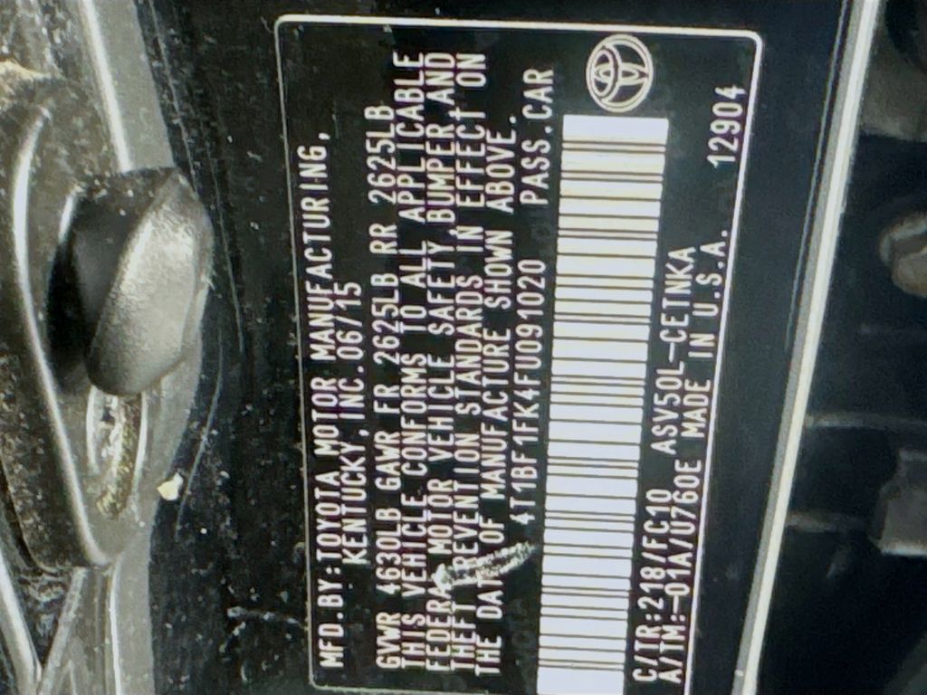 Used Car 2015 Toyota Camry  Le For Sale Under $10,000 In Austin, Texas