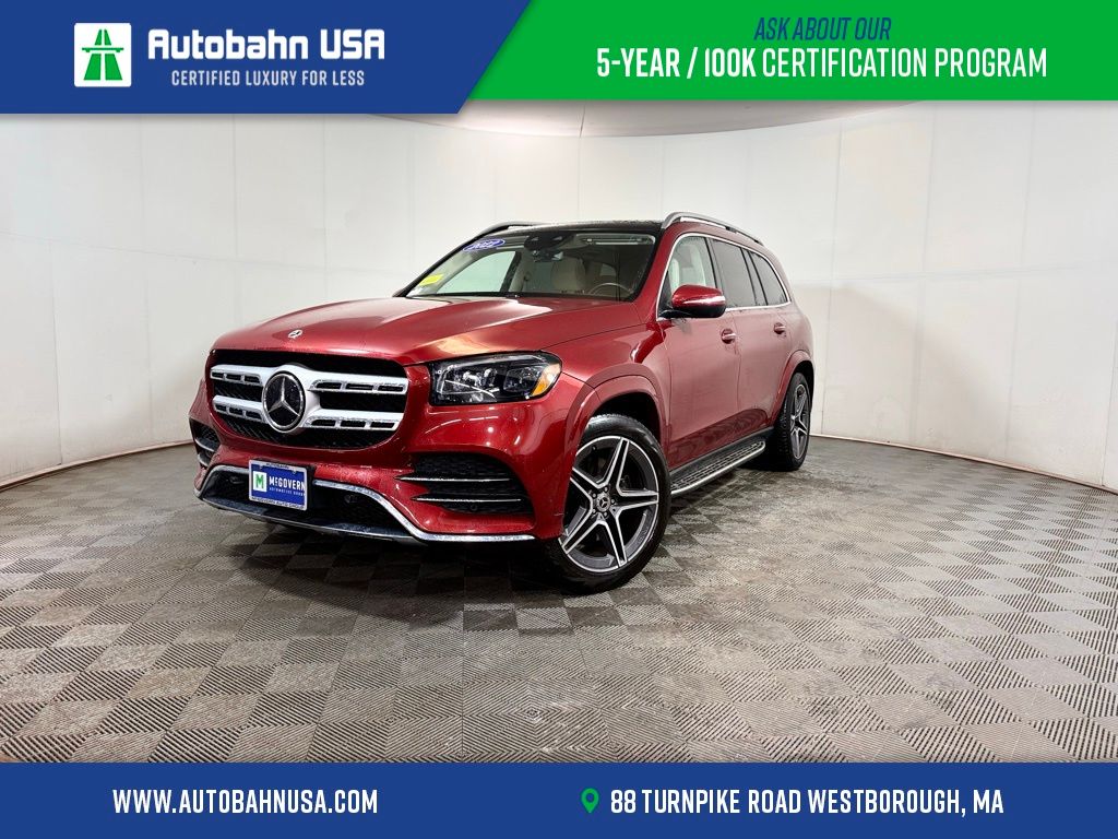 Red 2022 Mercedes-Benz GLS 450 4MATIC SUV / Crossover All-Wheel Drive 9-Speed Automatic
