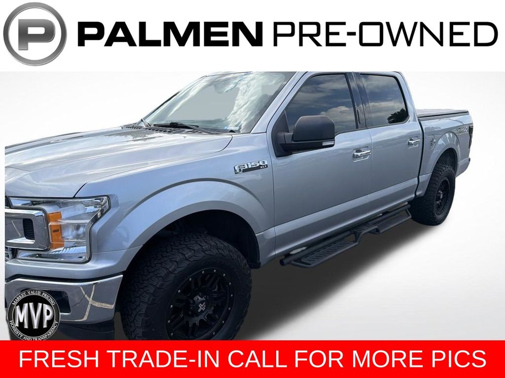 Silver Metallic 2020 Ford F-150 Pickup Truck Four-Wheel Drive Automatic
