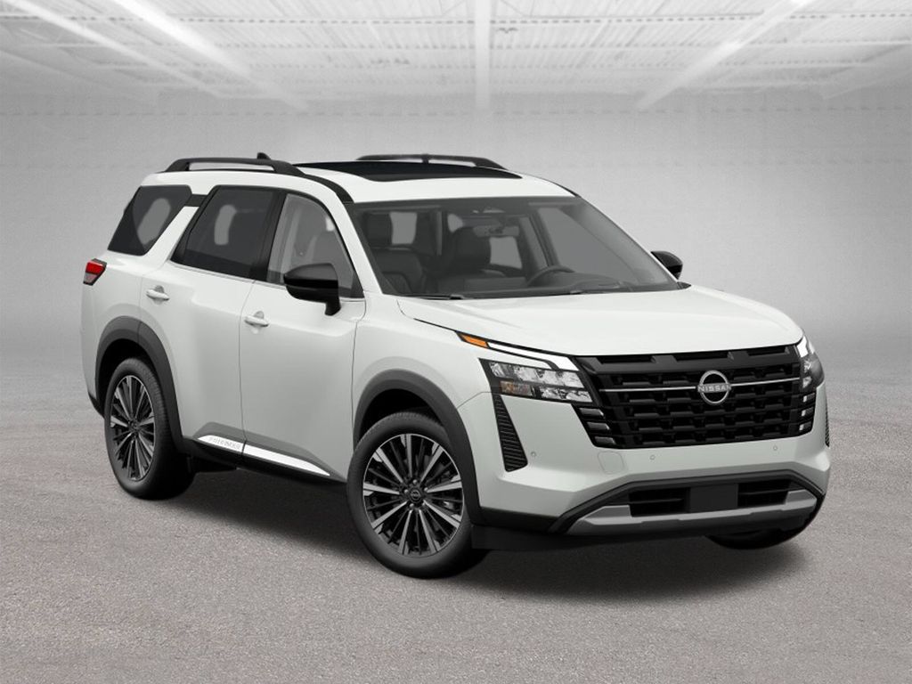2026 Nissan Pathfinder Platinum White at John Sisson Motors