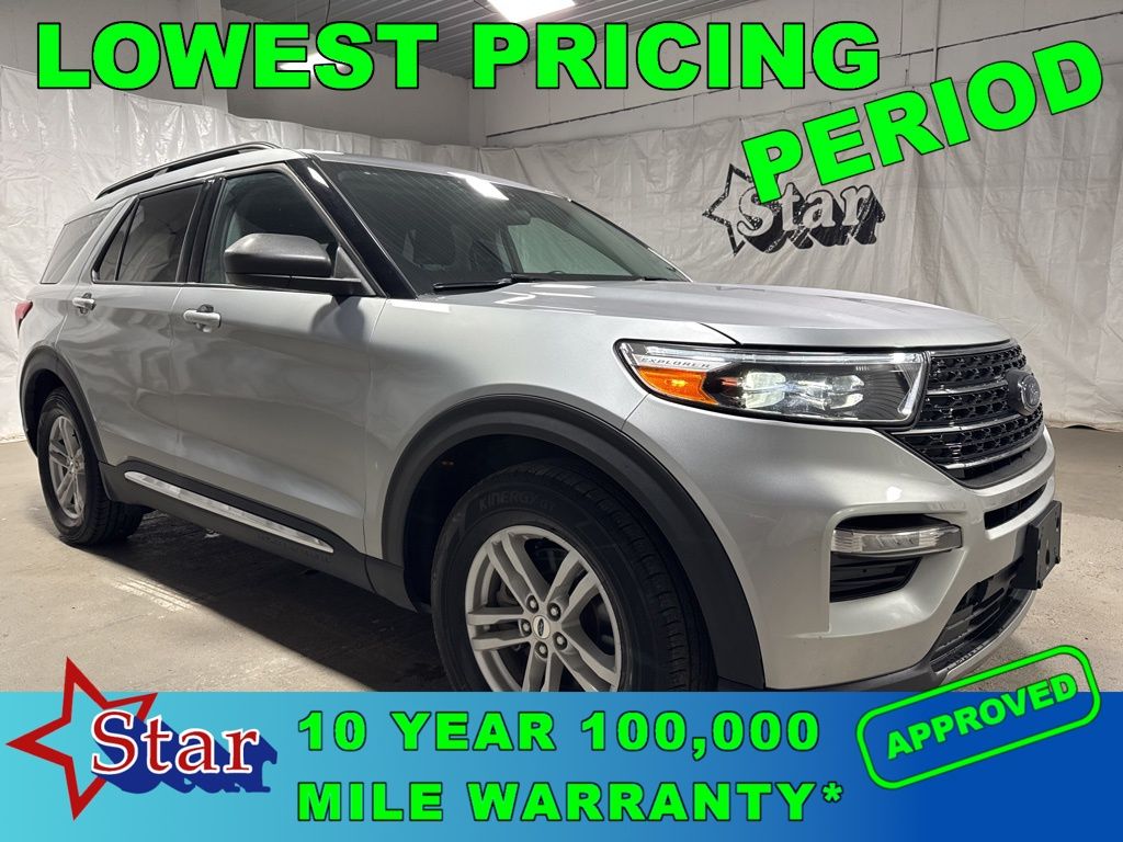 Silver Metallic 2024 Ford Explorer XLT RWD SUV / Crossover Rear-Wheel Drive Automatic