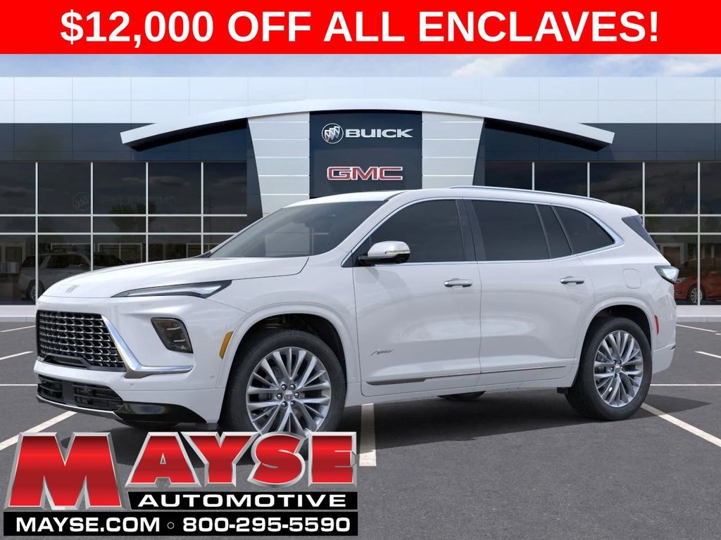 Iridescent White Tricoat 2026 Buick Enclave SUV / Crossover Four-Wheel Drive 8-Speed Automatic