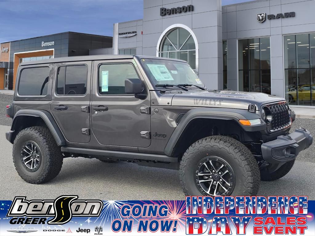 Crystal Metallic 2026 Jeep Wrangler SUV / Crossover Four-Wheel Drive 8-Speed Automatic