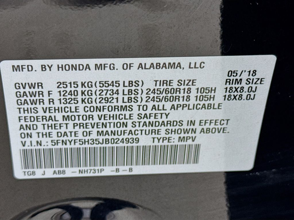 Used Car 2018 Honda Pilot  Ex For Sale Under $20,000 In Austin, Texas