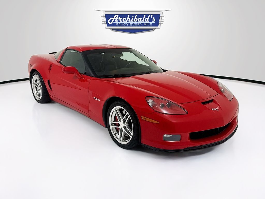 Victory Red 2006 Chevrolet Corvette Z06 Coupe RWD Coupe Rear-Wheel Drive 6-Speed Manual