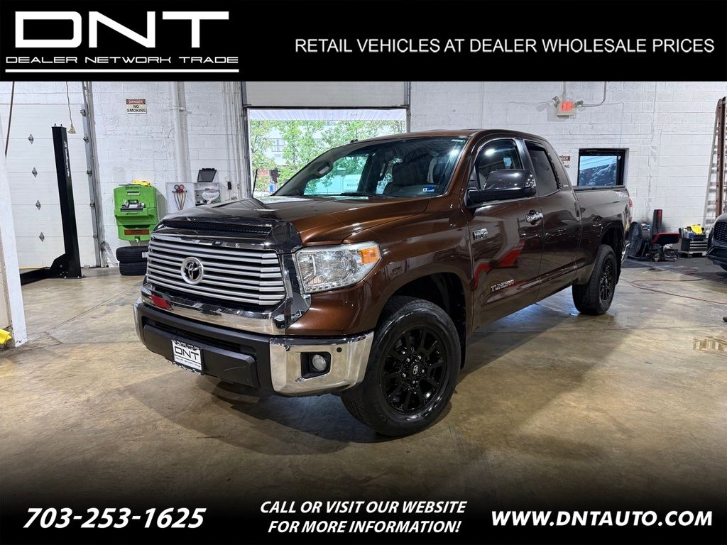 Sunset Bronze 2014 Toyota Tundra Pickup Truck Four-Wheel Drive 6-Speed Automatic Overdrive