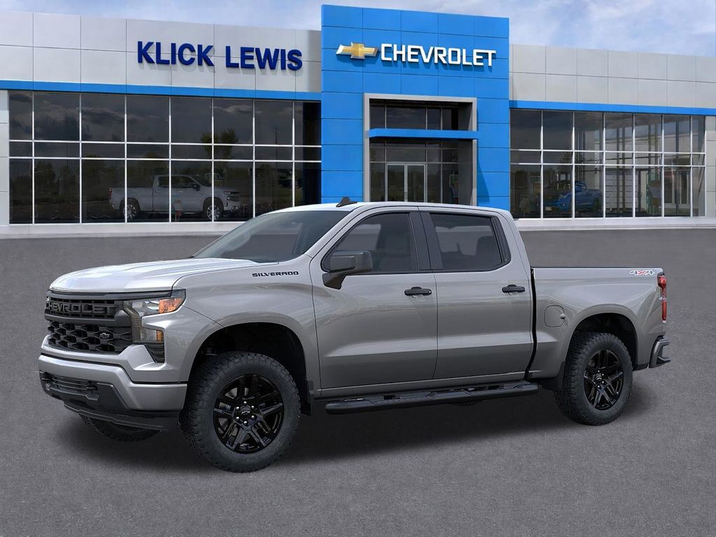 2026 Chevrolet Silverado 1500 Custom Gray at Carlisle Cadillac Buick GMC