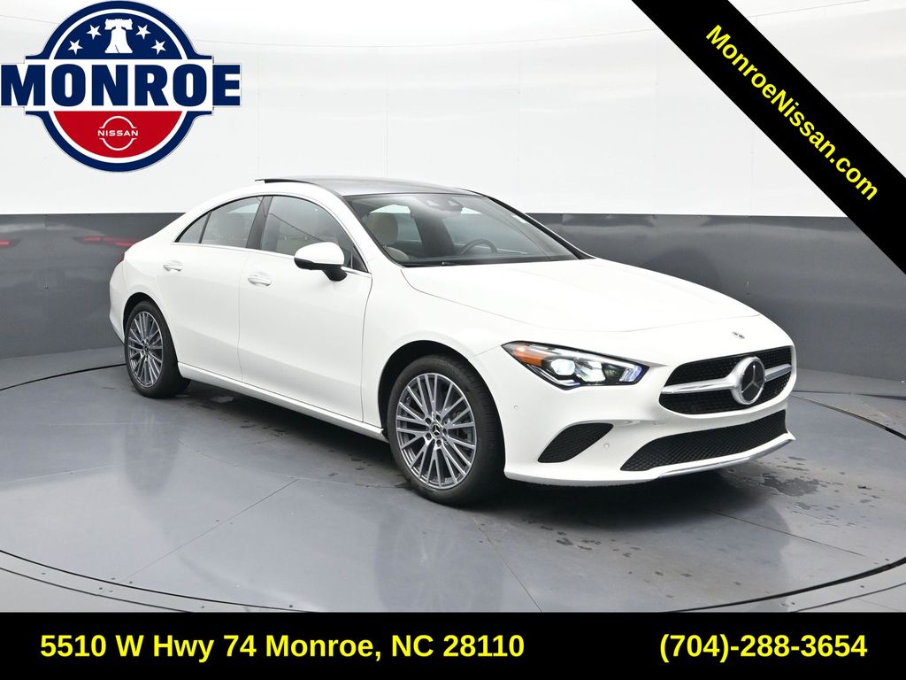 Polar White 2022 Mercedes-Benz CLA Coupe All-Wheel Drive 7-Speed Automatic