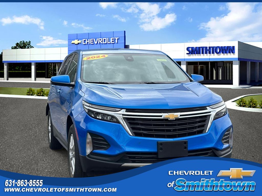 Riptide Blue Metallic 2024 Chevrolet Equinox LT AWD with 1LT SUV / Crossover Four-Wheel Drive 6-Speed Automatic Overdrive