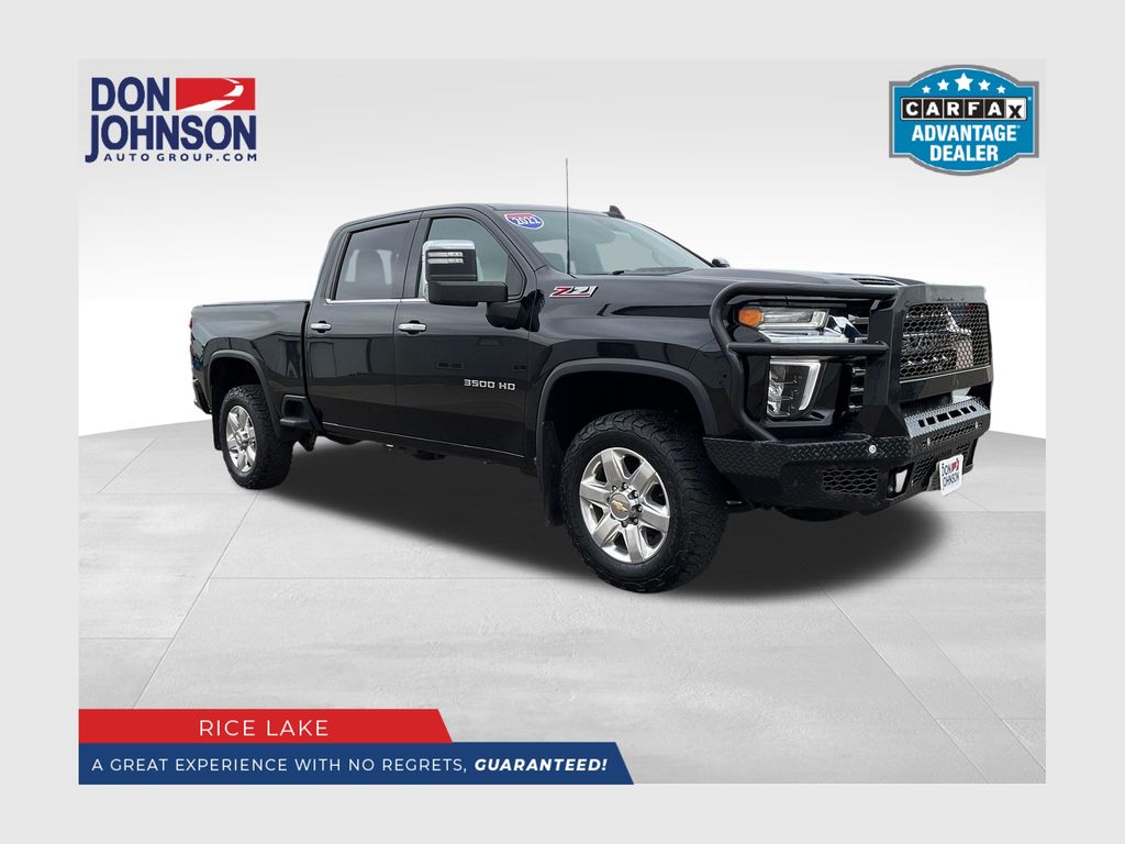 Black 2022 Chevrolet Silverado 3500HD Pickup Truck Four-Wheel Drive 6-Speed Automatic