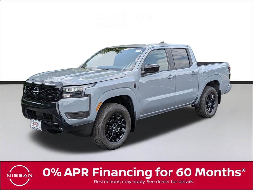 Boulder Gray 2026 Nissan Frontier Pickup Truck Four-Wheel Drive 9-Speed Automatic Overdrive