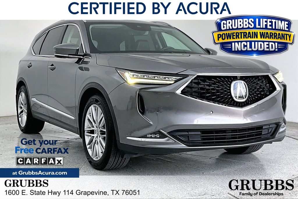 Liquid Carbon Metallic 2024 Acura MDX SH-AWD with Advance Package SUV / Crossover All-Wheel Drive Automatic