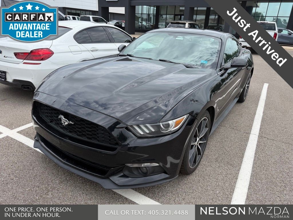 Shadow Black 2017 Ford Mustang Coupe Rear-Wheel Drive 6-Speed Automatic